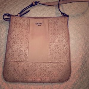 Pink Guess Crossbody Bag